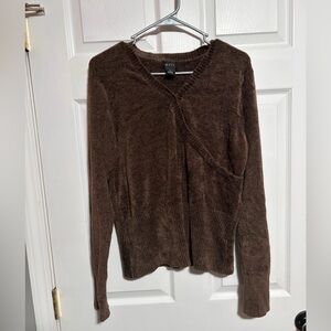 EVIE Chocolate Knit Top